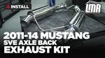 2011-2014 Mustang SVE Axle Back Exhaust - Install & Sound Clips