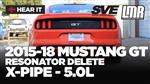 Mustang GT SVE Resonator Delete X-Pipe Sound Clip (2015-2021 5.0L)