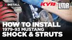 How To Install Fox Body Mustang KYB Shocks & Struts (79-93)