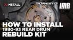 1979-1993 Mustang 5.0 Resto Rear Drum Brake Rebuild Kit - Install & Review