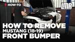 How To Remove Ford Mustang Front Bumper (2018-2022)