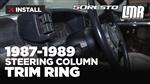 Fox Body Mustang 5.0 Resto Steering Column Trim Ring - Install & Review (1987-1989)