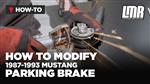 Fox Body Mustang Parking Brake Modification For Disc Brakes (87-93)