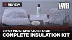 Fox Body Mustang QuietRide Complete Insulation Kit (1979-1993)