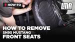 How to Remove SN95 Mustang Front Seats (1994-2004)