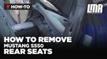 How To Remove S550 Mustang Rear Seats (15-21)