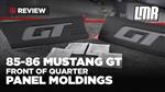Fox Body Mustang GT Quarter Panel Moldings (85-86)