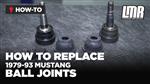 How To Replace Fox Body Mustang Ball Joints (1979-1993)