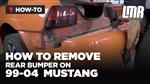How To Remove The Rear Bumper On Your New Edge Mustang (99-04)