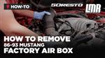 How To Remove Fox Body Mustang Factory Air Box (86-93)