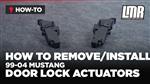 How To Remove & Install New Edge Mustang Door Lock Actuators (99-04)