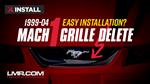SVE Mach 1 Mustang Grille Delete Kit (1999-04) | Install & Review