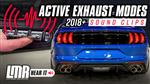 2018-2023 Mustang GT Factory Active Exhaust Modes - Sound Clips & Comparisons