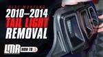 How To Remove 2010 -2014 S197 Mustang Tail Lights