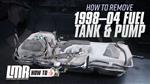 How To Remove Mustang Fuel/Gas Tank (1998-2004)