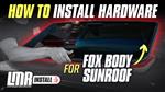 How To: Fox Body Mustang Sunroof Hardware Install (1979-1993)