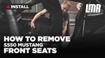 How to Remove S550 Mustang Front Seats (2015-2023)
