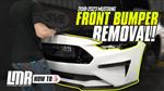 How To Remove Ford Mustang Front Bumper (2018-2023)