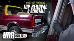 1992-1996 Ford OBS Bronco: Top Removal