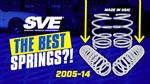 2005-2014 S197 Mustang: SVE Progressive Rate Lowering Springs - Overview