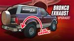 Ford OBS Bronco Exhaust Sound Clips: JBA Headers, Bassani Mid-pipe, & Cat Back