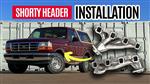 OBS Ford Bronco & Lightning: 5.8L Factory Manifold Removal & Shorty Header Install